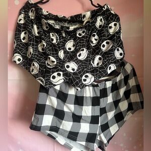 Nightmare Before Christmas Lounge Shorts